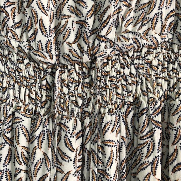 🌹 SOLD Smocked Boho A-line Peasant Dress 🌹 - Picture 7 of 8